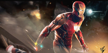 Iron Man Sketch Art, iron-man, superheroes, digital-art, artwork, artstation HD wallpaper