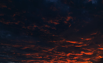 Sunset, Night, Clouds, Dark HD wallpaper