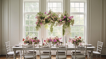 Elegant Bridal Shower Decor, bridal shower, floral arrangement HD wallpaper