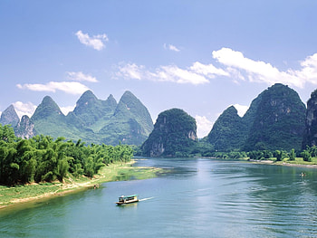 Nature, Mountains, Palms, Lake, To Swim, Swim HD wallpaper
