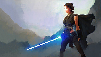 Rey Star Wars The Last Jedi Art , rey, star-wars-the-last-jedi, 2017-movies, movies, star-wars, artist, artwork, digital-art HD wallpaper
