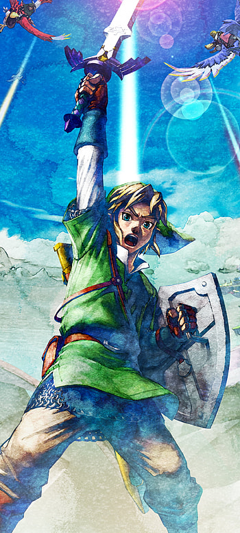 The Legend of Zelda, Skyward Sword, Gaming epic, Hero's tale HD phone wallpaper