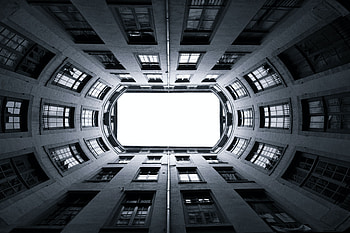 Black & White, man made, building HD wallpaper