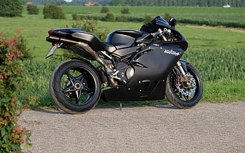 MV Agusta F4, , front view, exterior, black F4, sportbikes, MV Agusta HD wallpaper