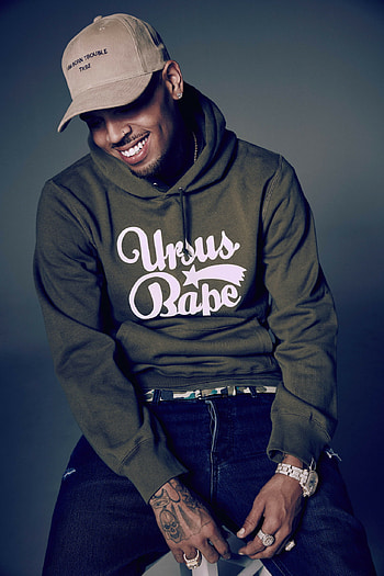 Chris Brown's allure, Striking visuals, Iconic style, Musical brilliance HD phone wallpaper