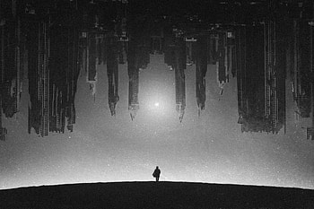 The End Of It All, artist, artwork, digital-art, monochrome, black-and-white HD wallpaper