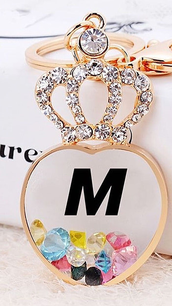 M Letter, Beautiful Heart HD phone wallpaper