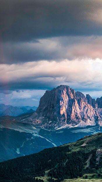 Stormy skies, Light show, Sony Xperia , backgrounds HD phone wallpaper