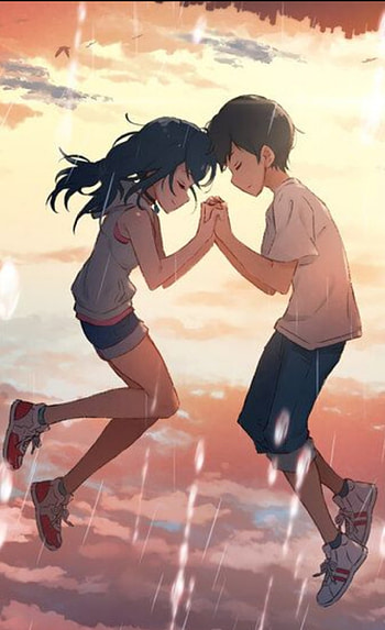 Weathering with you, cloud, hair HD phone wallpaper