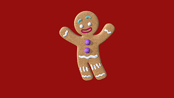 Gingerbread Man, Artistic representation, Gingerbread sculpting, Edible artwork HD wallpaper