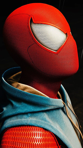 Spiderman, automotive lighting, orange HD phone wallpaper
