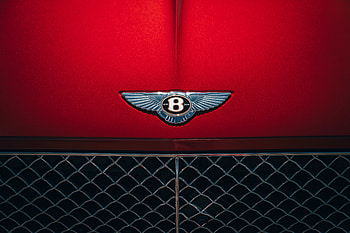 Bentley, close up, logo HD wallpaper