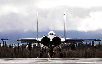 F 15 Eagle, tarmac, jet, military, aircraft HD wallpaper