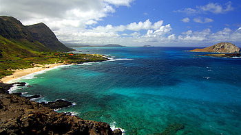 Landscape, Sea, Beach HD wallpaper