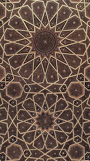Mohamed Afifi On Fractal Art II. Islamic Art Pattern, Geometric Art, Islamic Patterns, Islamic Painting HD phone wallpaper