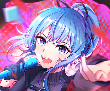 Hoshimachi Suisei, hololive, Hoshimachi Suisei, Anime, Virtual Youtuber HD wallpaper
