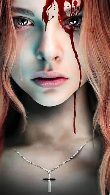 Chloe Grace moretz, carrie, hollywood movie HD phone wallpaper