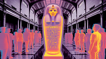 Neon Sarcophagus — Museum Ultra, museum HD wallpaper