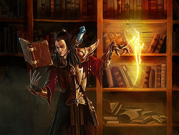 Young Wizard, Man, Books, Magic, Fantasy, Spell HD wallpaper