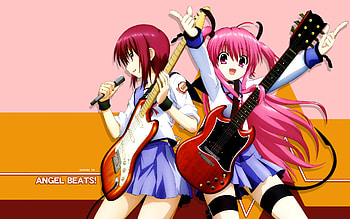 Masami and Yui, angel, singers, anime, beats HD wallpaper