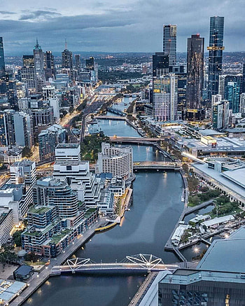 Melbourne Australia, cloud, sky HD phone wallpaper