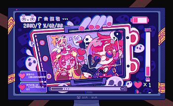 Rin & Buro — Muse Dash Neon, Rin (Muse Dash), Buro (Muse Dash), video game, Muse Dash HD wallpaper