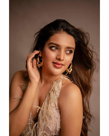 Nidhi agrawal, eye, hair HD phone wallpaper