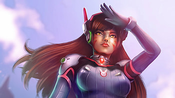 Dva Overwatchartwork, dva-overwatch, overwatch, games, artist, artwork, digital-art, artstation HD wallpaper