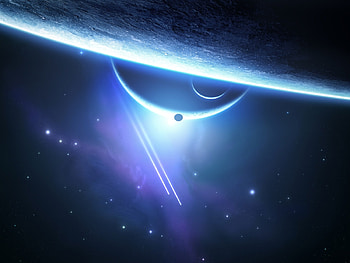 Landscape, Art, Planets, Universe HD wallpaper