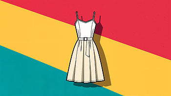 Sundress : Elegant Summer Style, Sundress, dress, fashion, clothing, minimalist HD wallpaper