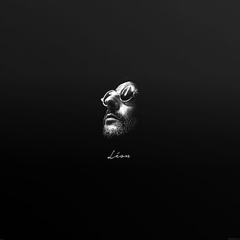 Leon (Movies), Minimalistic art, Striking simplicity, Captivating facial expression HD phone wallpaper