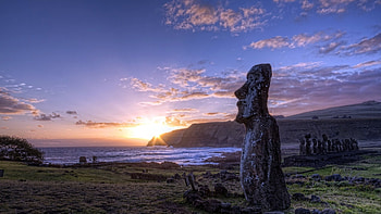 Easter Island, Stone Monuments, Remote Islands, Islands HD wallpaper