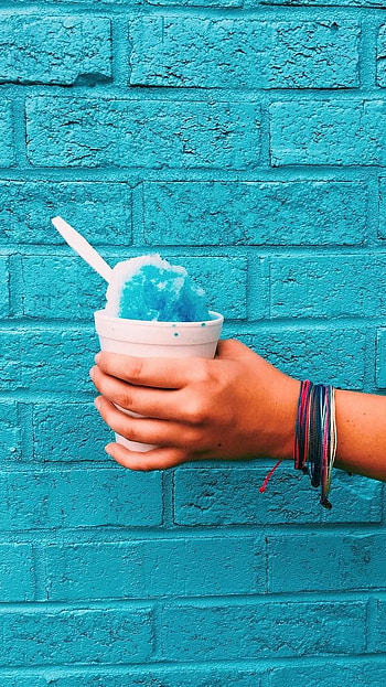 Blue Aesthetic, Blue Wall HD phone wallpaper