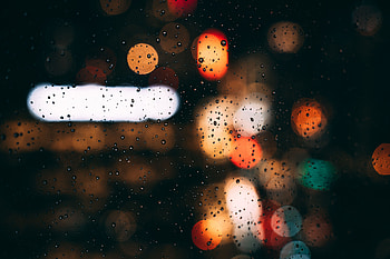 Drops, Macro, Blur, Smooth, Glass, Bokeh, Boquet HD wallpaper