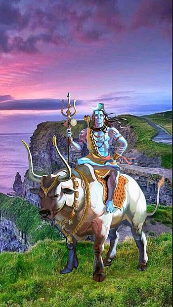 Jay Shri Mahakal, Nandi, Sawari, nandi sawari HD phone wallpaper