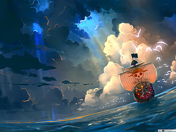 One Piece - Thousand Sunny, One Piece Landscape HD wallpaper