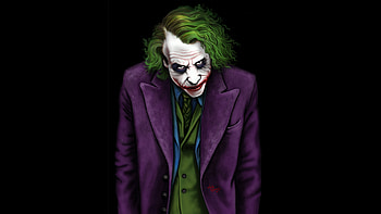 Joker Heath Ledger Art, joker, supervillain, artwork, artist, digital-art, superheroes, deviantart HD wallpaper