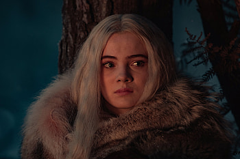 Freya Allan as Ciri, Witcher Netflix series, High-resolution HD wallpaper