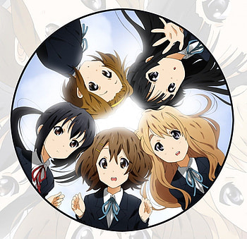 K-ON!, blond hair, blonde, yui, nice, circle, short hair, blonde hair, adorable, female, sweet, ritsu, kon, twintail, girl, kawaii, anime girl, anime, pretty, brown hair, twin tail, mugi, lovely, cute, twin tails, long hair, round, team, k on, twintails, group, k-on, blond, mio, black hair, azusa HD wallpaper