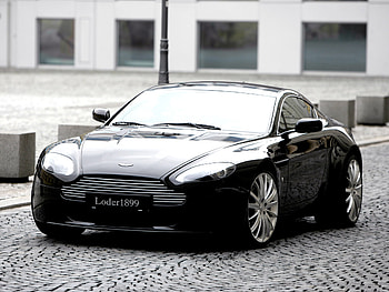 Aston Martin, Cars, Building, Front View, Style, 2007, V8, Vantage HD wallpaper
