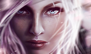 Fantasy Woman, fantasy-girls, girls, artist, digital-art, deviantart HD wallpaper