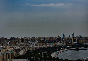 View of Baku HD wallpaper
