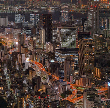Cities, City, Building, Lights, Road, Skyscrapers HD wallpaper