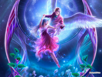 lovely couple, couple, pink, fly, love HD wallpaper