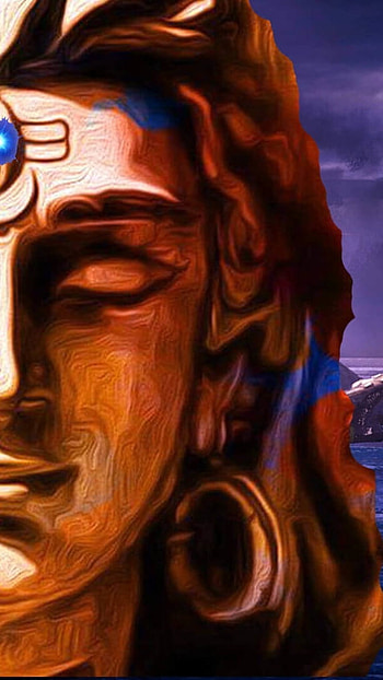 Best Mahadev, Painting, lord shiva HD phone wallpaper
