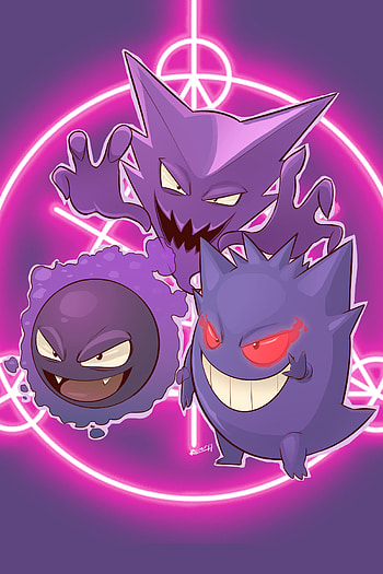 Gastly, Pokmon, , Top HD phone wallpaper