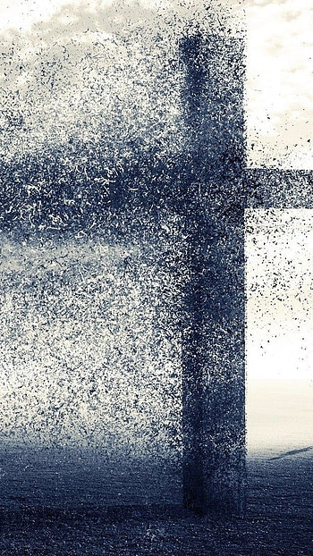 Jesus, Cross Faded, Background HD phone wallpaper