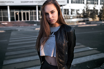 Girl Looking At Lens, girls, model HD wallpaper
