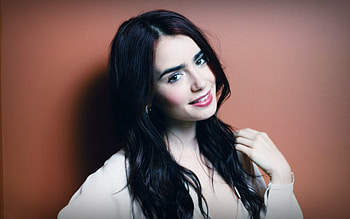 Lily Collins HD wallpaper