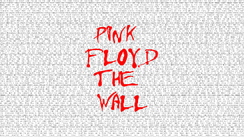 Pink Floyd The Wall Typography , typography, music HD wallpaper